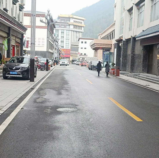 日喀則市亞東縣環衛現場圖